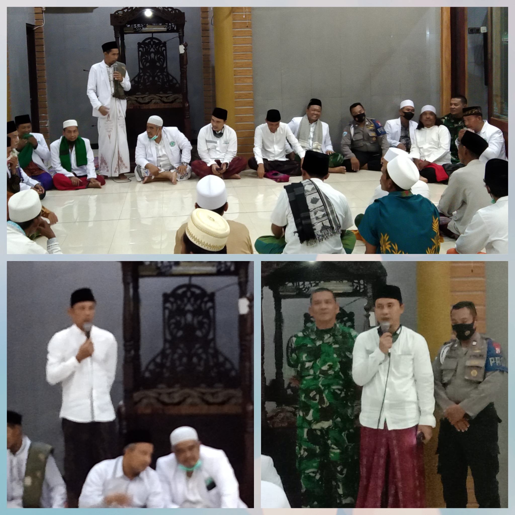 jalin-silaturahmi-muspika-bersama-ulama-se-kecamatan-balongpanggang-gelar-safari-ramadhan-dengan-santunan-anak-yatim-dan-vaksin-boster